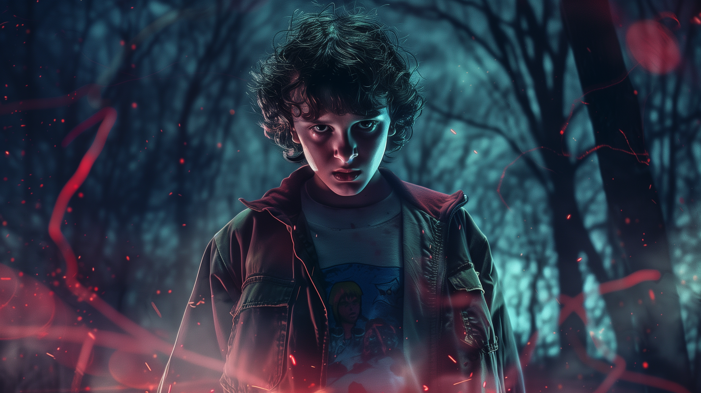 fond d'écran Stranger Things hp 4k téléchargement gratuit