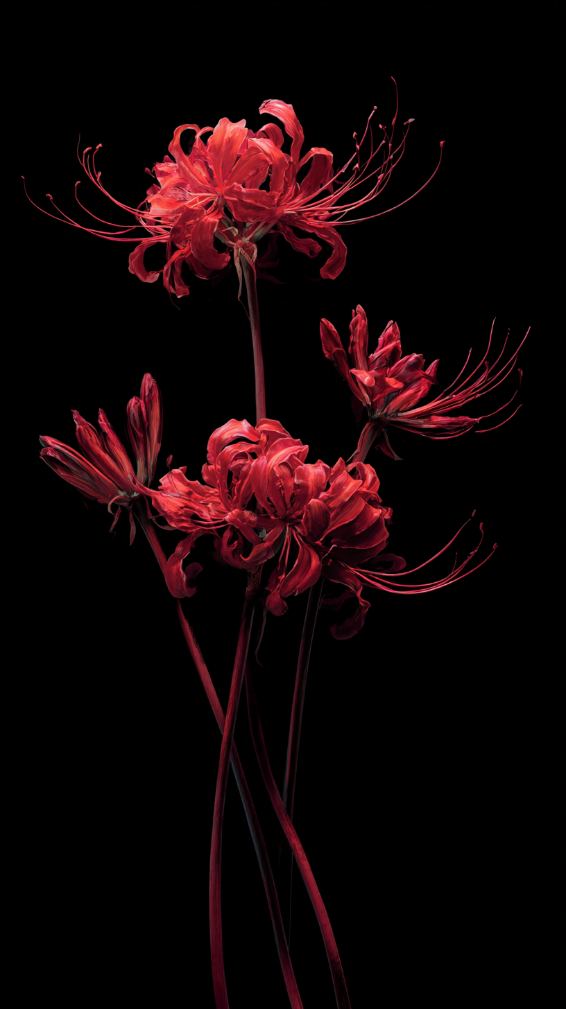 fond d'écran Lycoris radiata téléphone Google gratuit