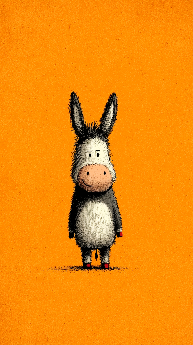 fond d'écran Âne iphone 15 4k gratuit