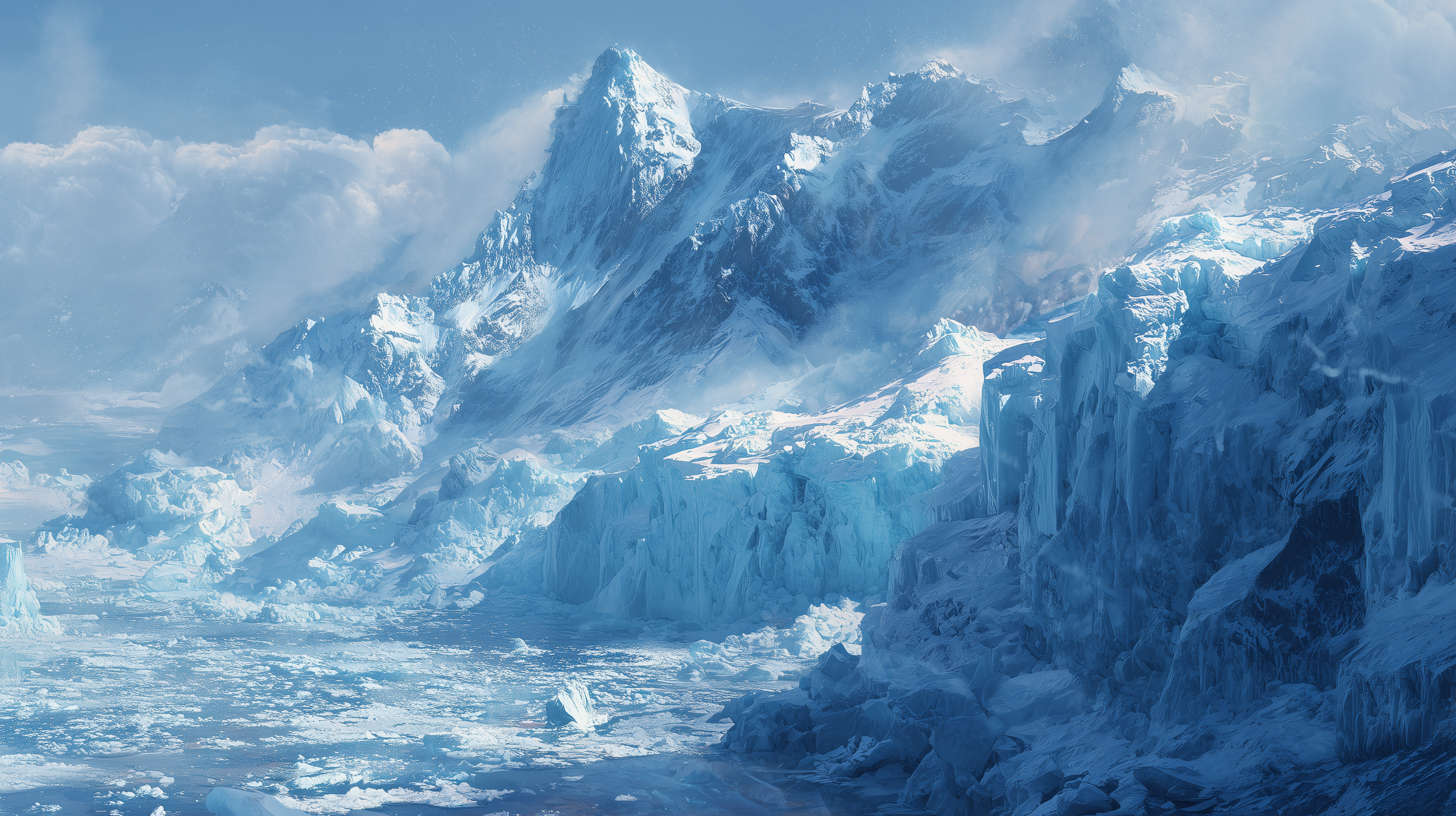 fond d'écran Glace 16:9 hd téléchargement gratuit