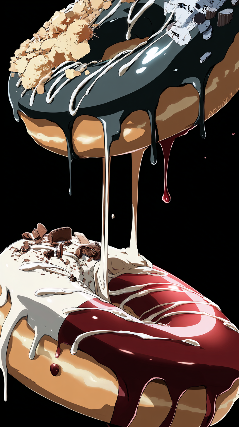 fond d'écran Donut iphone 16 gratuit