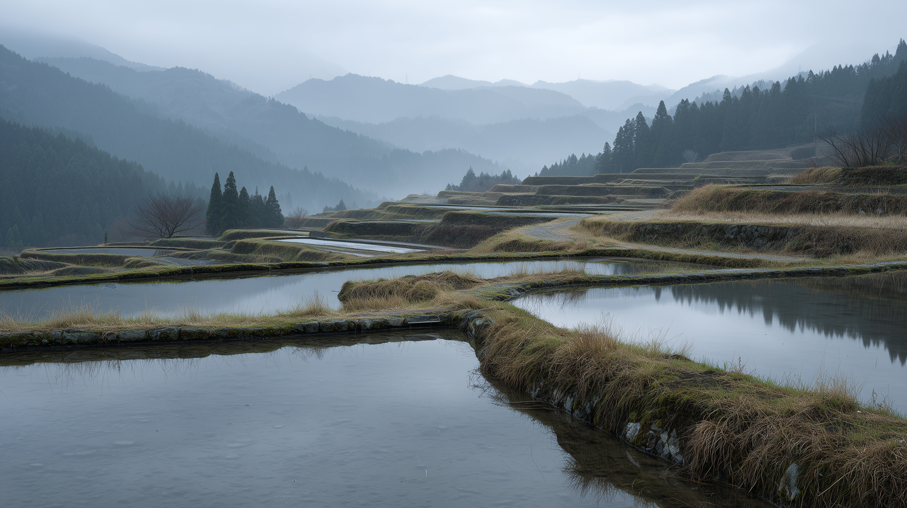 fond d'écran Rizière windows 11 hd téléchargement gratuit