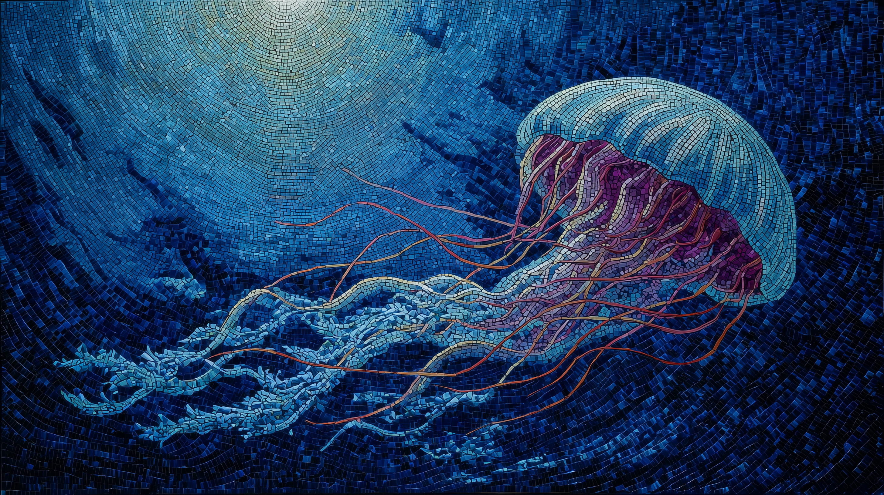 fond d'écran Mosaïque hp 4k téléchargement gratuit