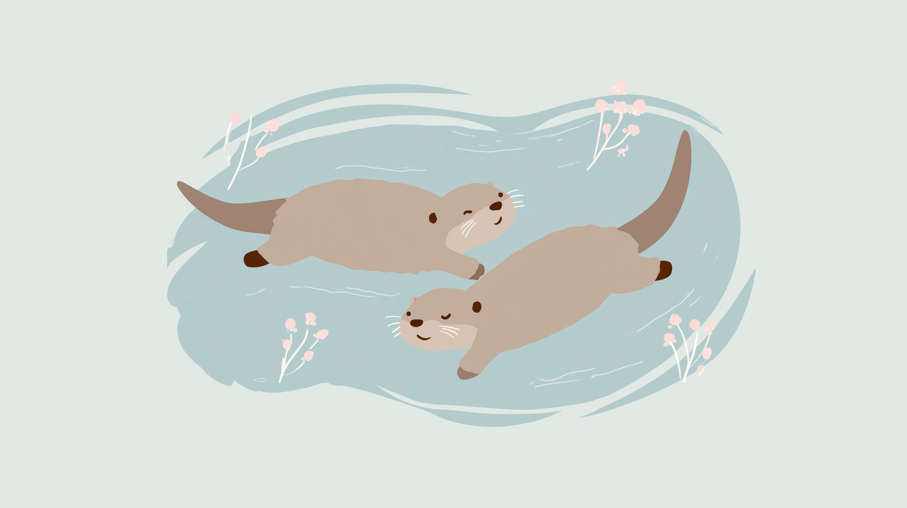 fond d'écran Loutre pc 1920x1080 téléchargement gratuit