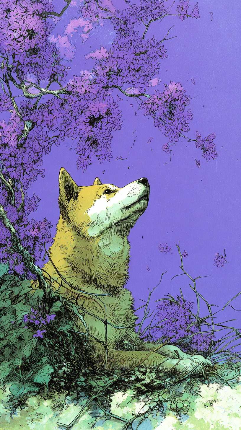 fond d'écran Shiba inu téléphone OnePlus gratuit