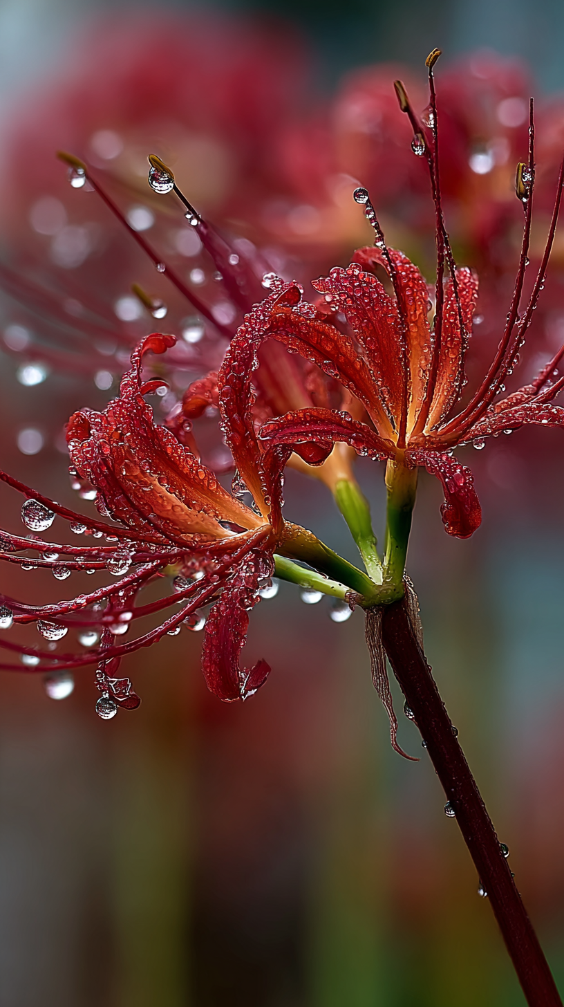 fond d'écran Lycoris radiata iphone 11 gratuit