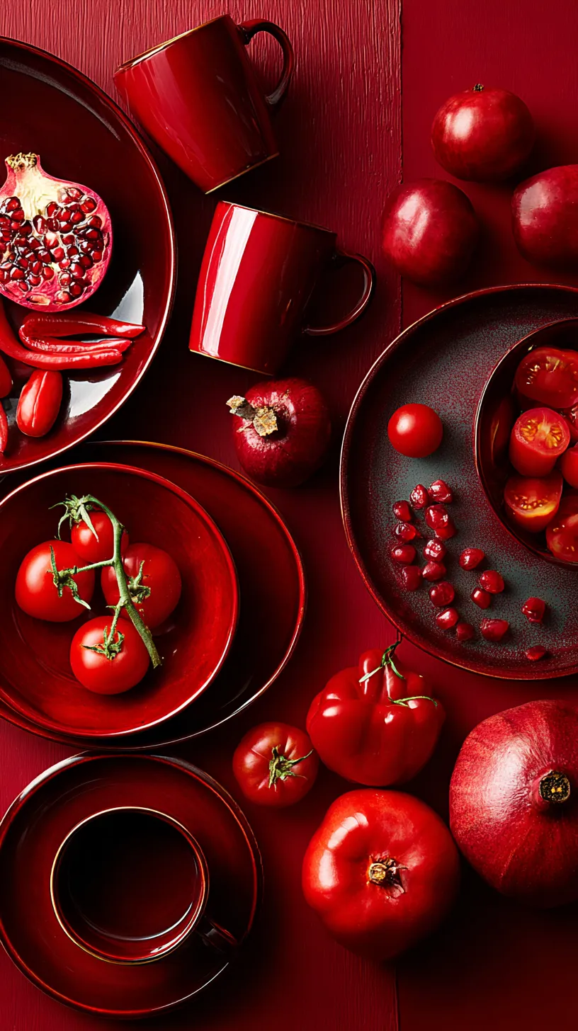 fond d'écran Rouge updated iphone 17