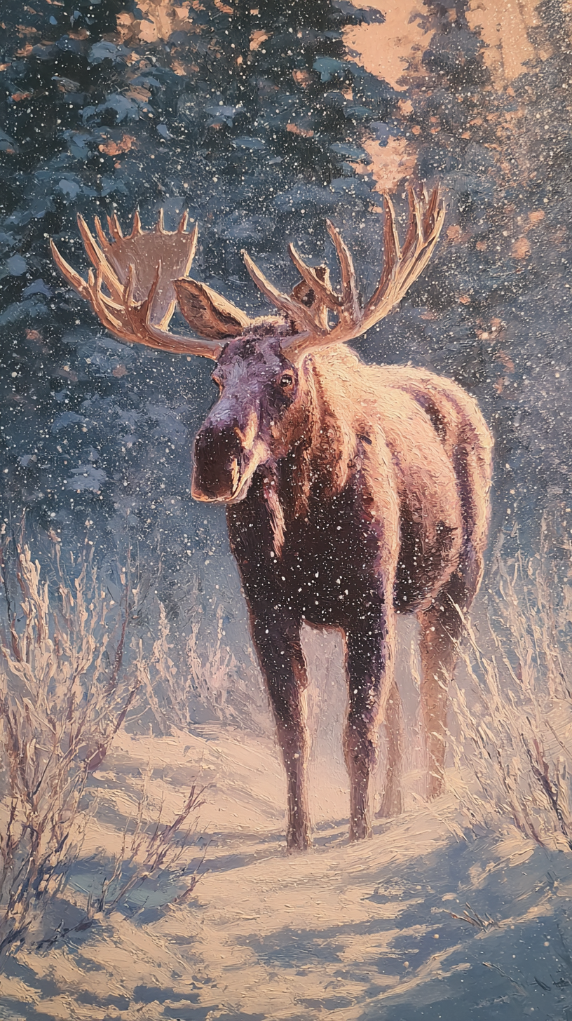 fond d'écran Alces alces iphone 7 gratuit