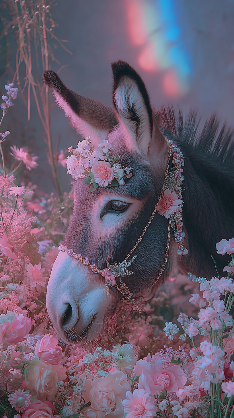 fond d'écran Âne iphone 16 pro gratuit