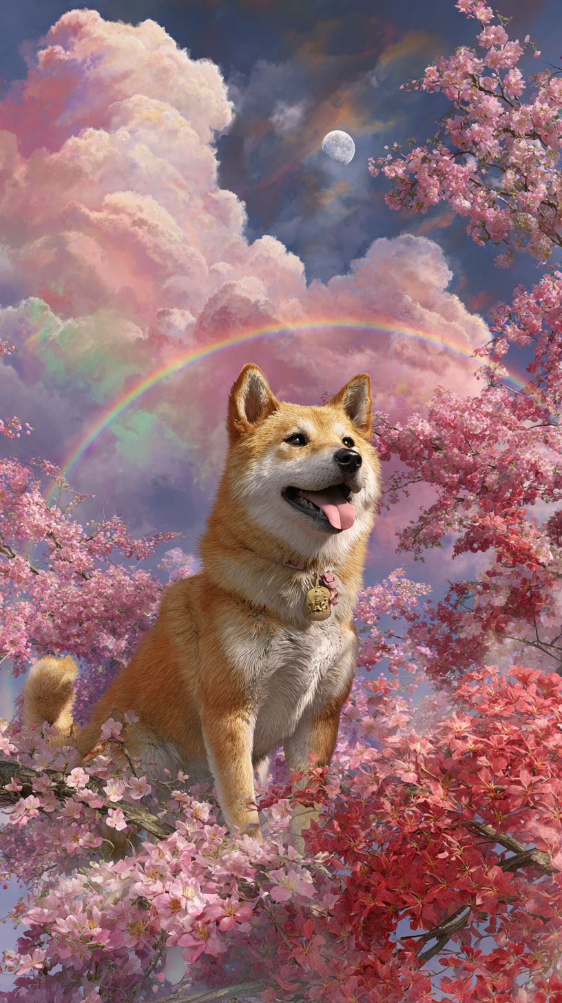 fond d'écran Shiba inu iphone original télécharger gratuit