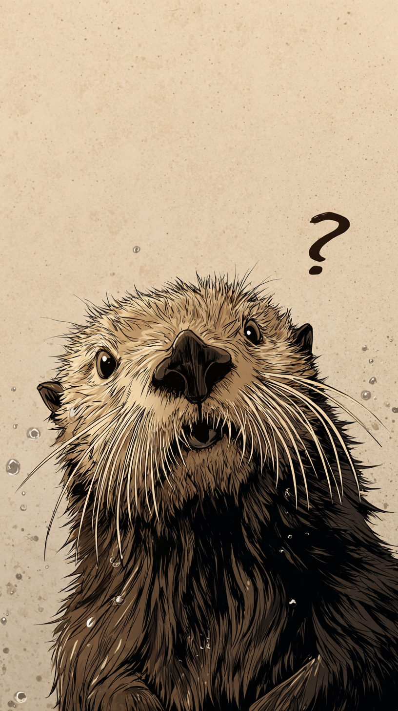 photo fond d'écran Loutre iphone télécharger gratuit