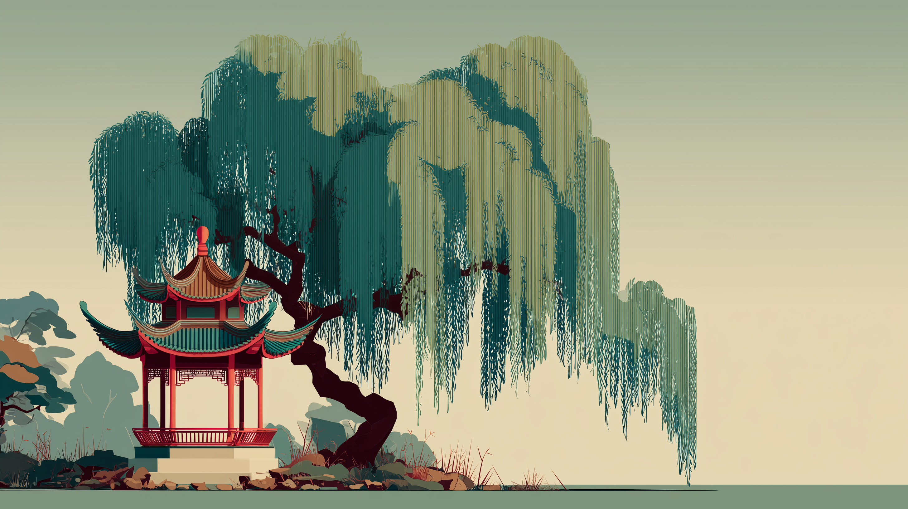 fond d'écran Saule pour pc téléchargement gratuit