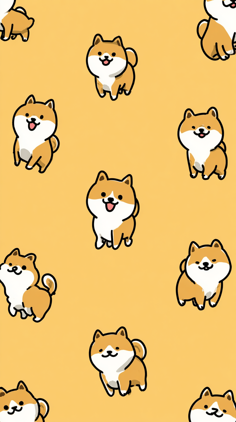 fond d'écran Shiba inu iphone 11 gratuit
