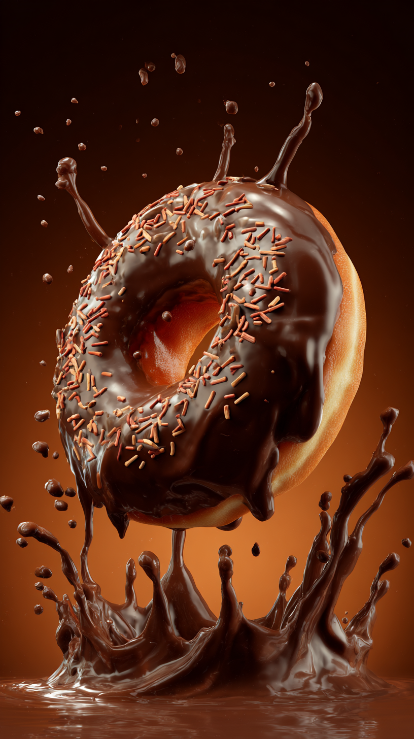 fond d'écran Donut pour téléphone télécharger gratuit