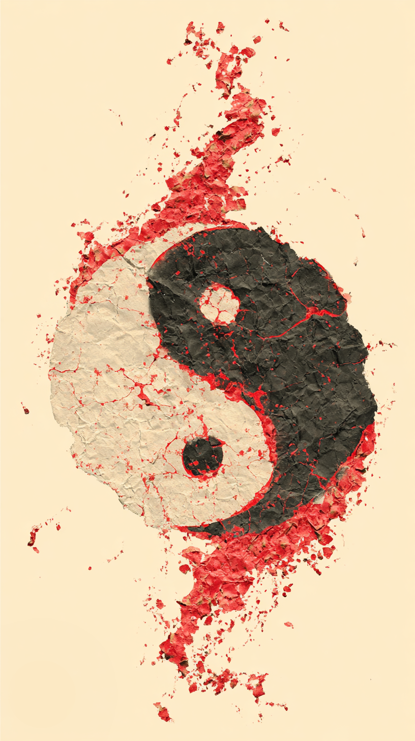 fond d'écran Yin et yang téléphone OnePlus gratuit