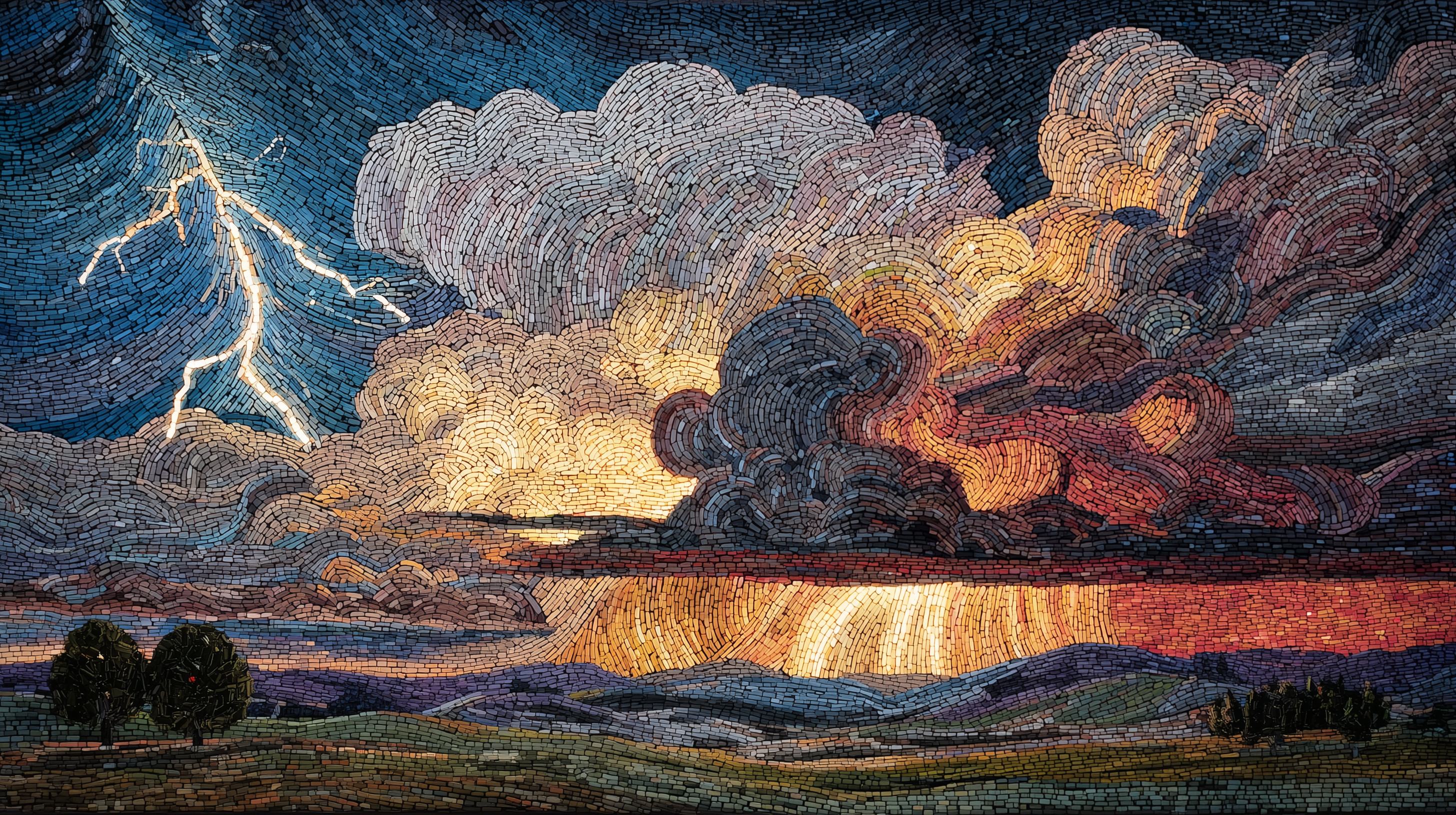 fond d'écran Mosaïque 1920x1080 téléchargement gratuit