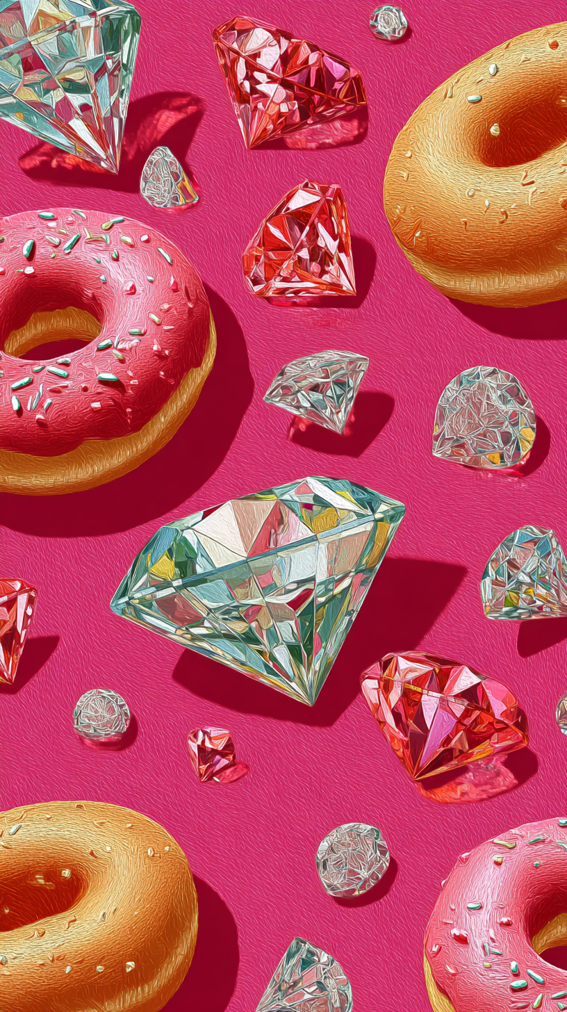 fond d'écran Donut téléphone Xiaomi gratuit