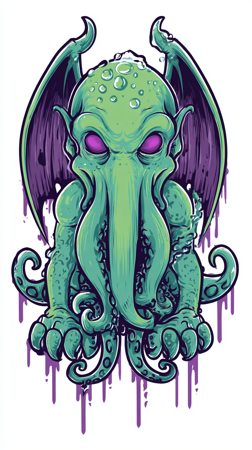 fond d'écran Cthulhu iphone 14 pro max gratuit