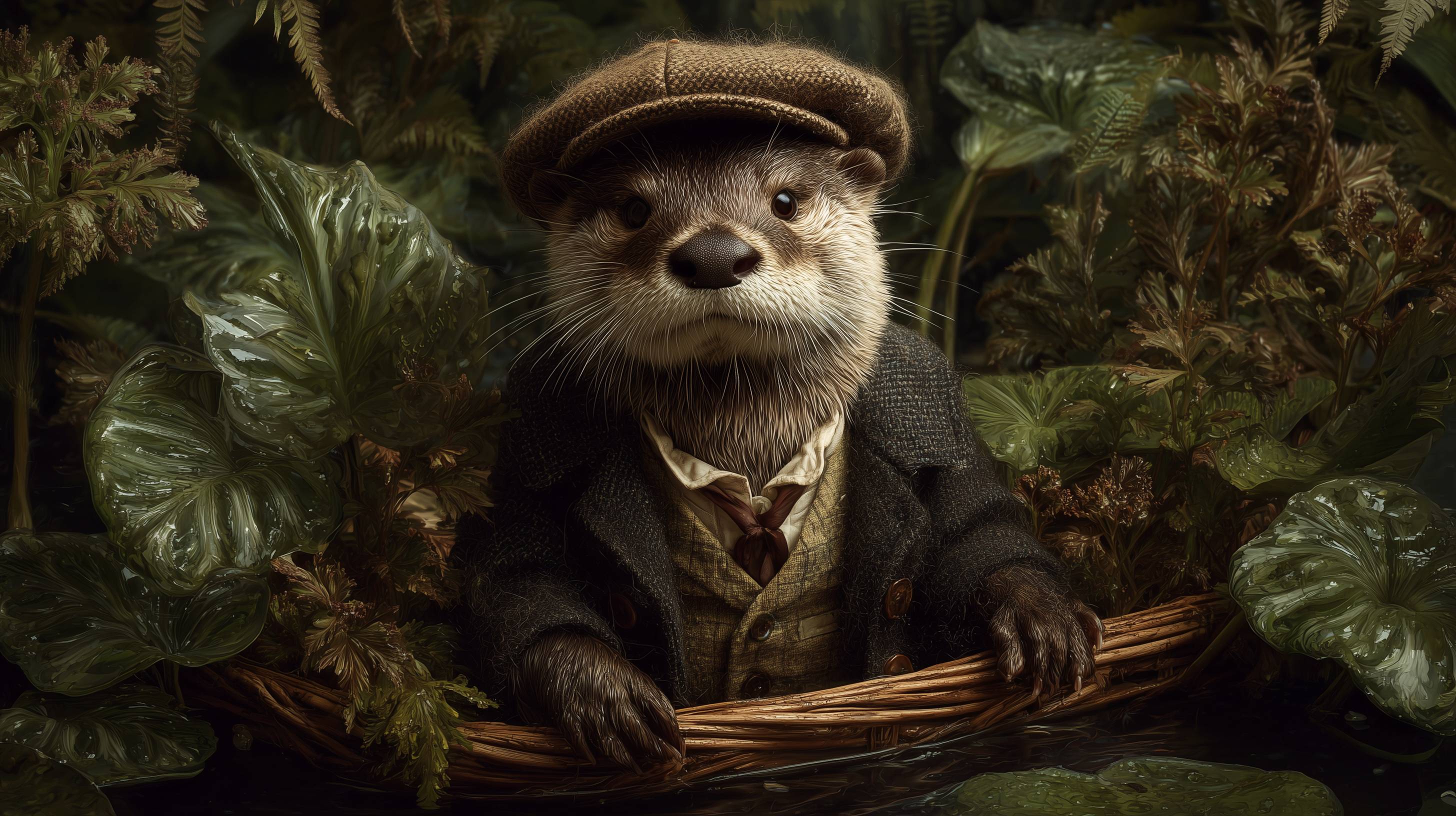 fond d'écran Loutre 1440p hd téléchargement gratuit