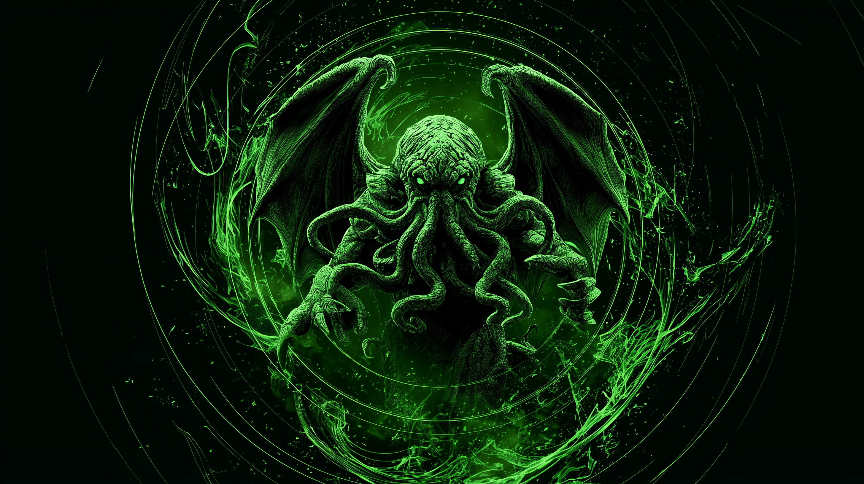 fond d'écran Cthulhu 5120x2880 téléchargement gratuit