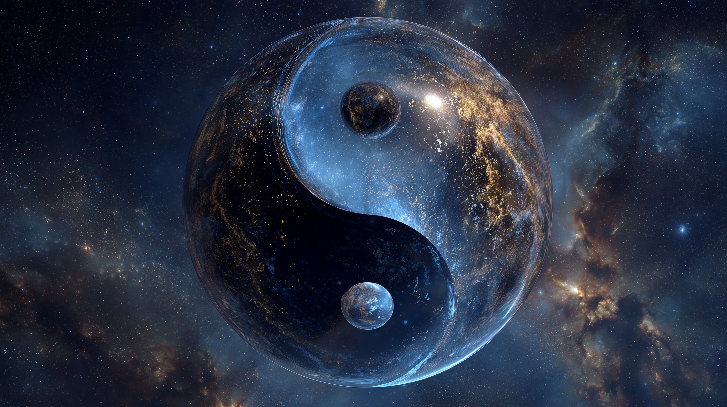 fond d'écran Yin et yang pc 1920x1080 téléchargement gratuit