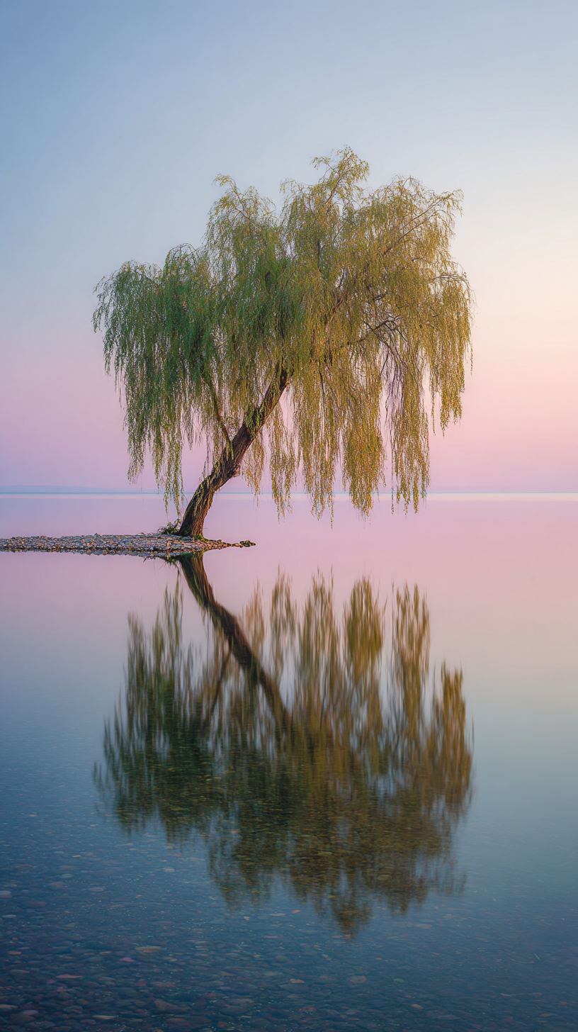 fond d'écran Saule iphone 12 télécharger gratuit