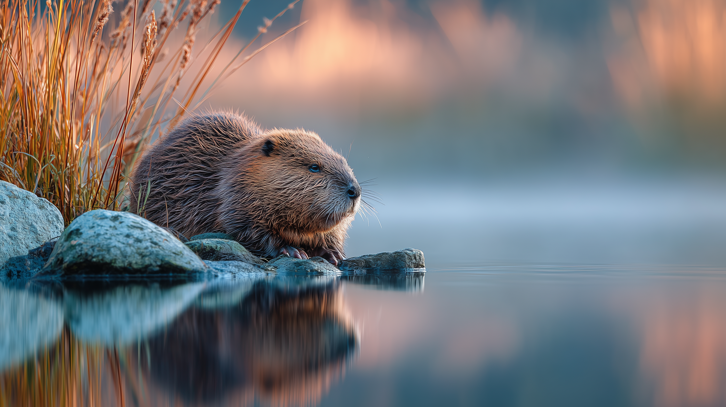 fond d'écran Castor dell 4k téléchargement gratuit