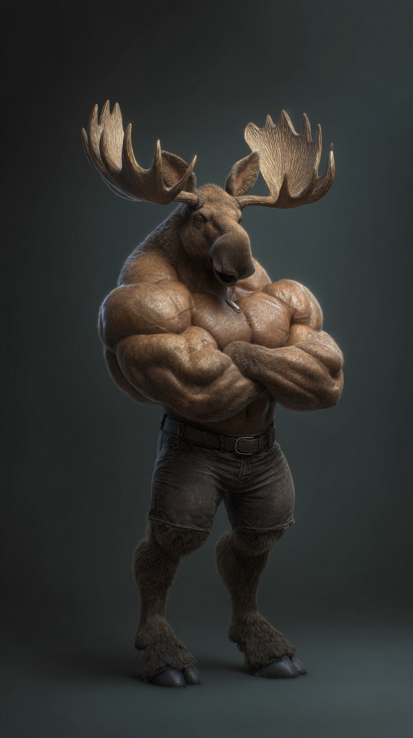 fond d'écran Alces alces iphone 16 pro max gratuit