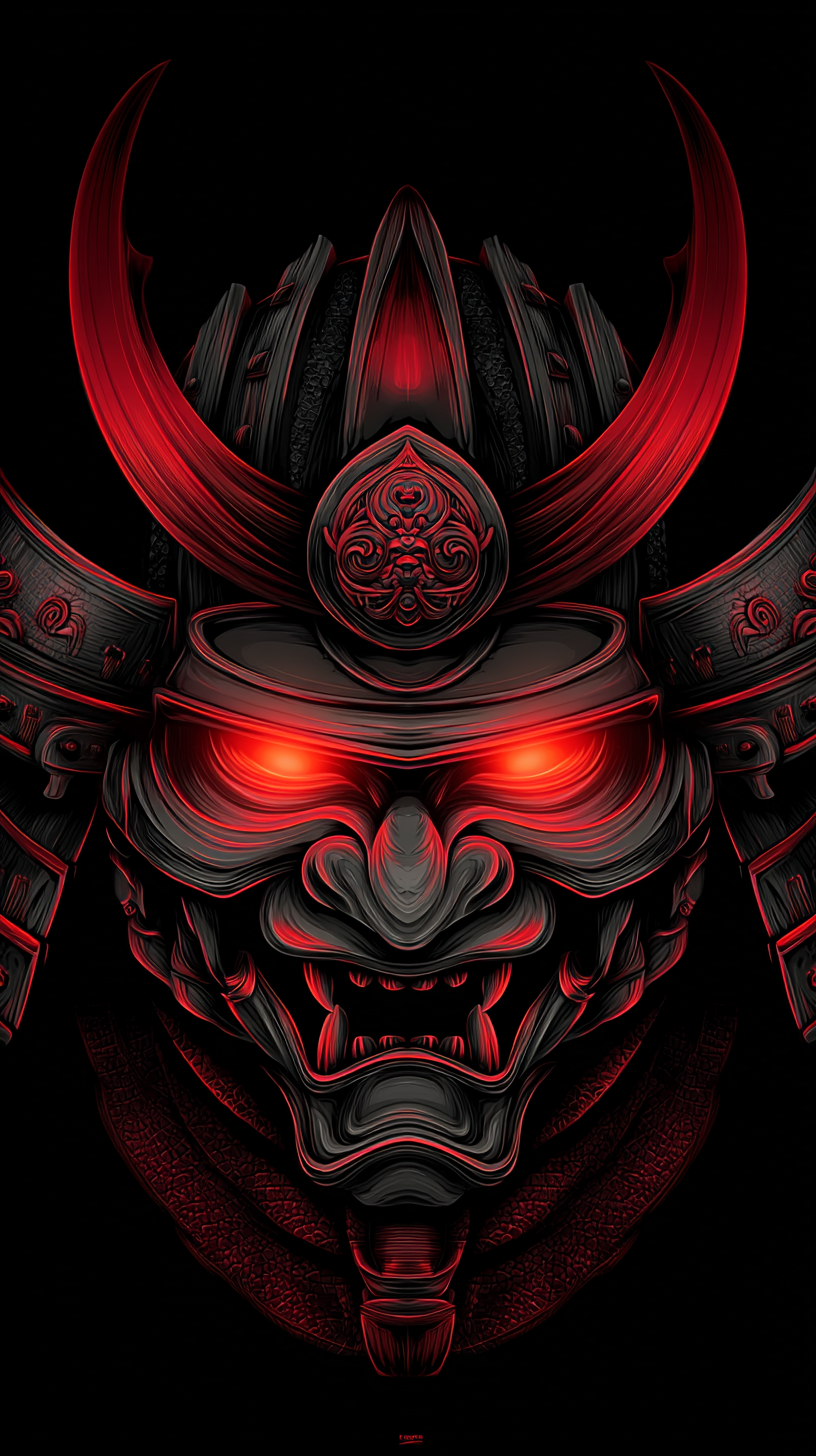 fond d'écran Masque japonais iphone 16 gratuit