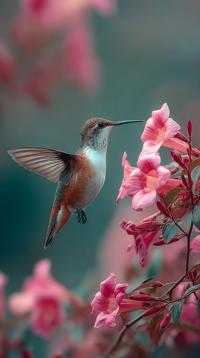 fond d'écran Trochilidae iphone 15 4k gratuit