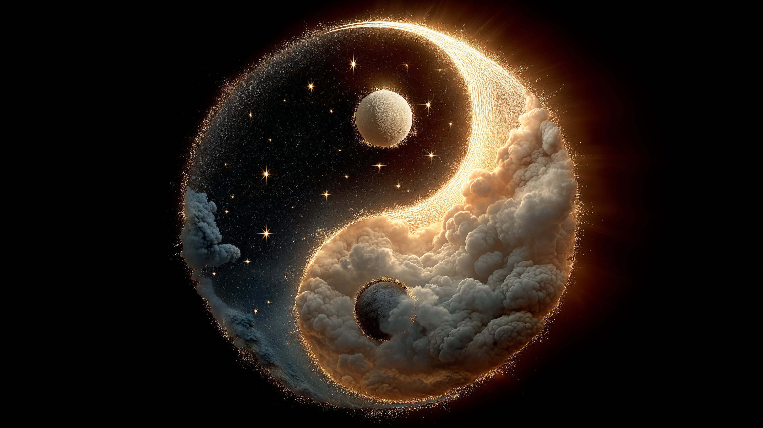 fond d'écran Yin et yang Lenovo téléchargement gratuit