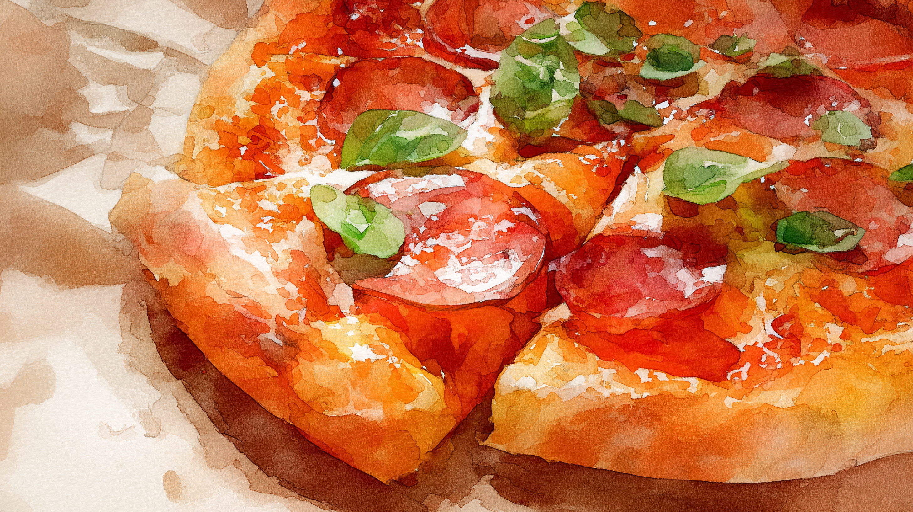 fond d'écran Pizza ultrawide 3440x1440 téléchargement gratuit