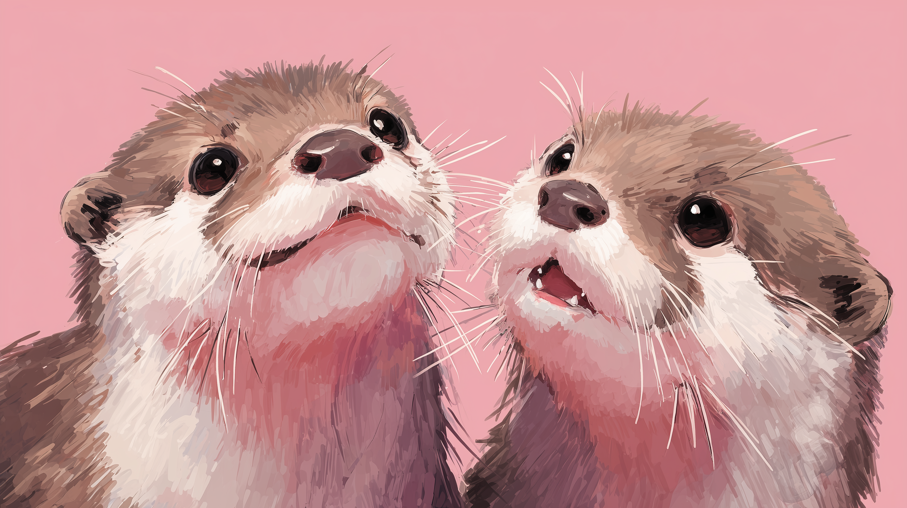 fond d'écran Loutre ultrawide 2560x1080 téléchargement gratuit