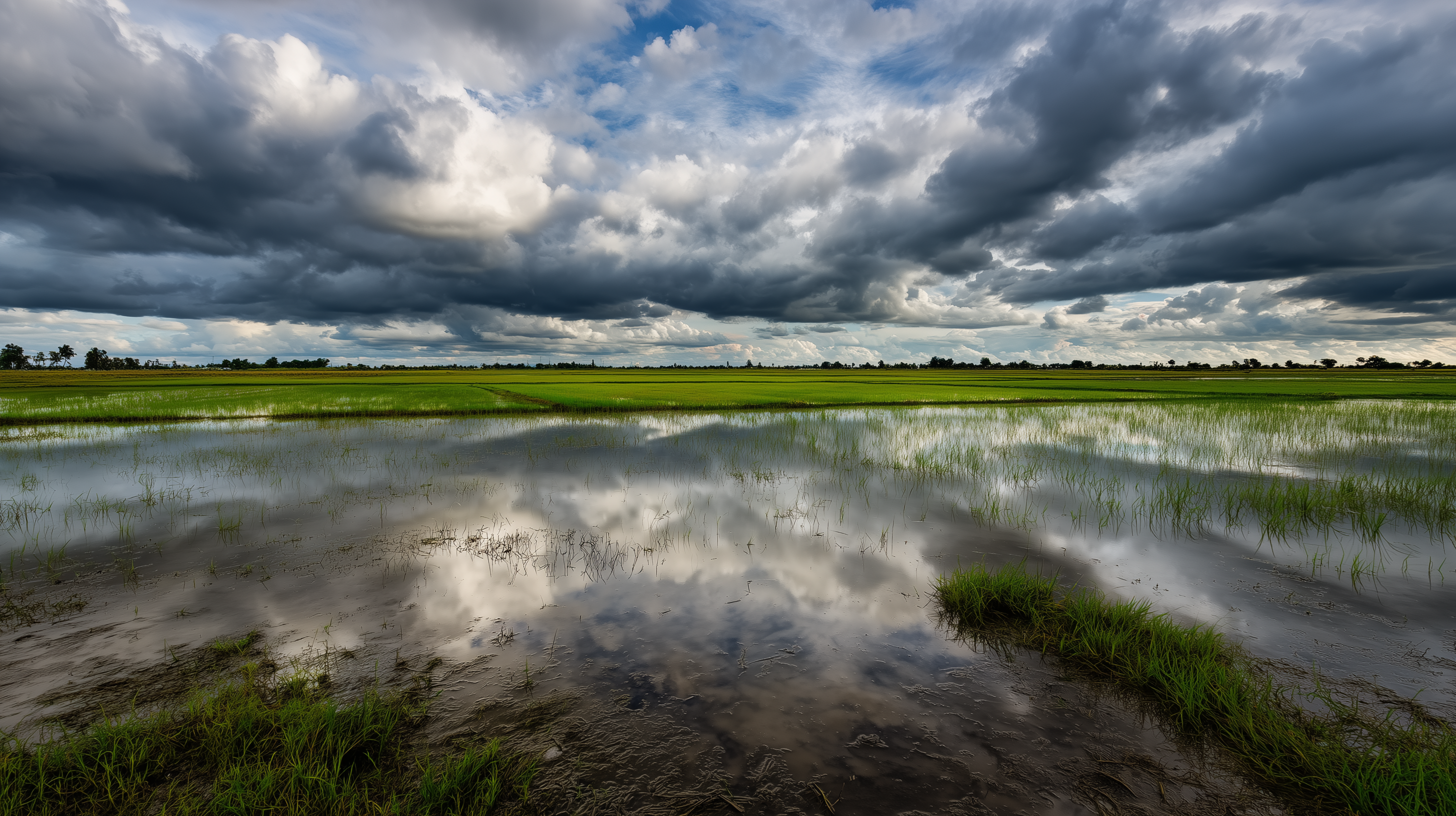 fond d'écran Rizière pc téléchargement gratuit