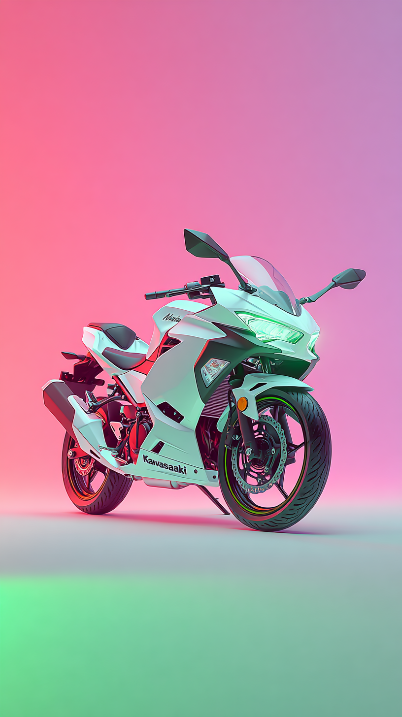 fond d'écran Kawasaki téléphone Huawei télécharger gratuit