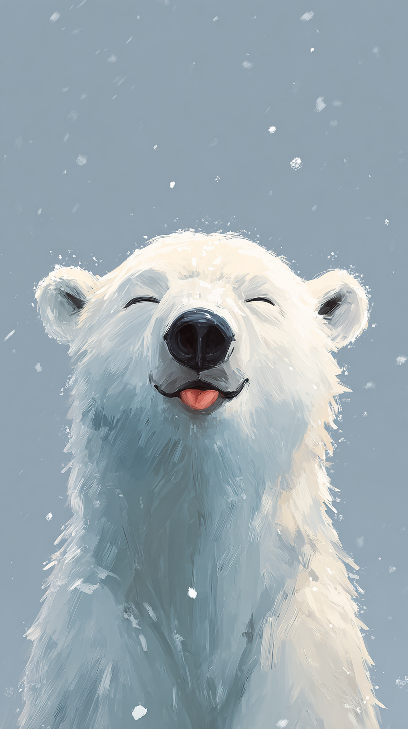 fond d'écran Ours blanc android gratuit télécharger gratuit