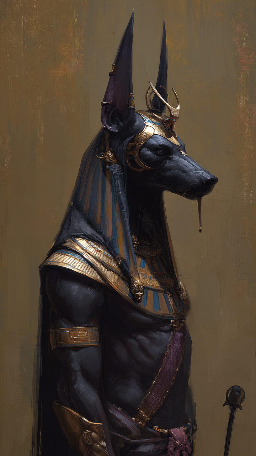 fond d'écran Anubis iphone 15 gratuit