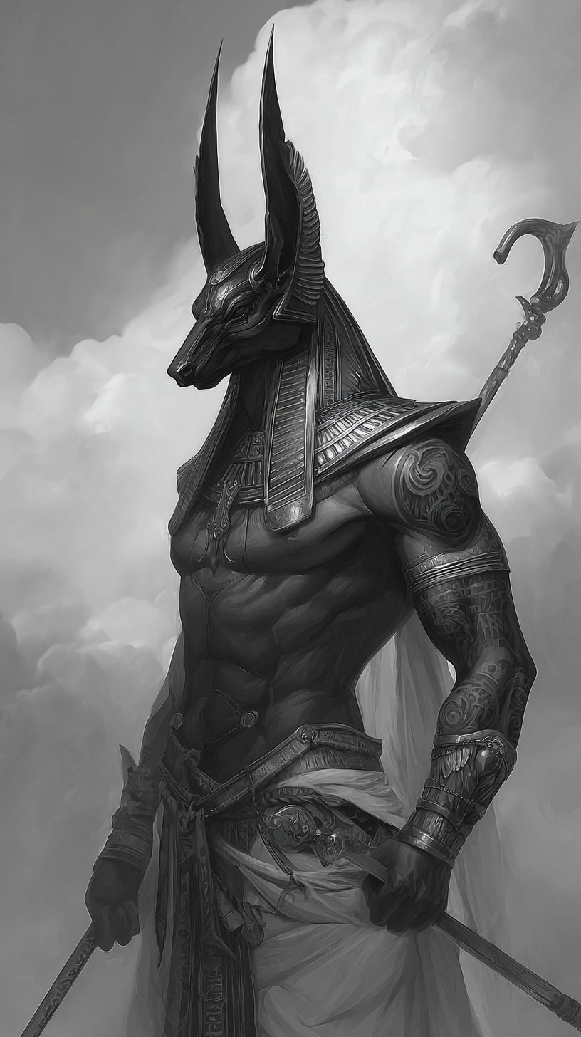 fond d'écran Anubis android 4k gratuit