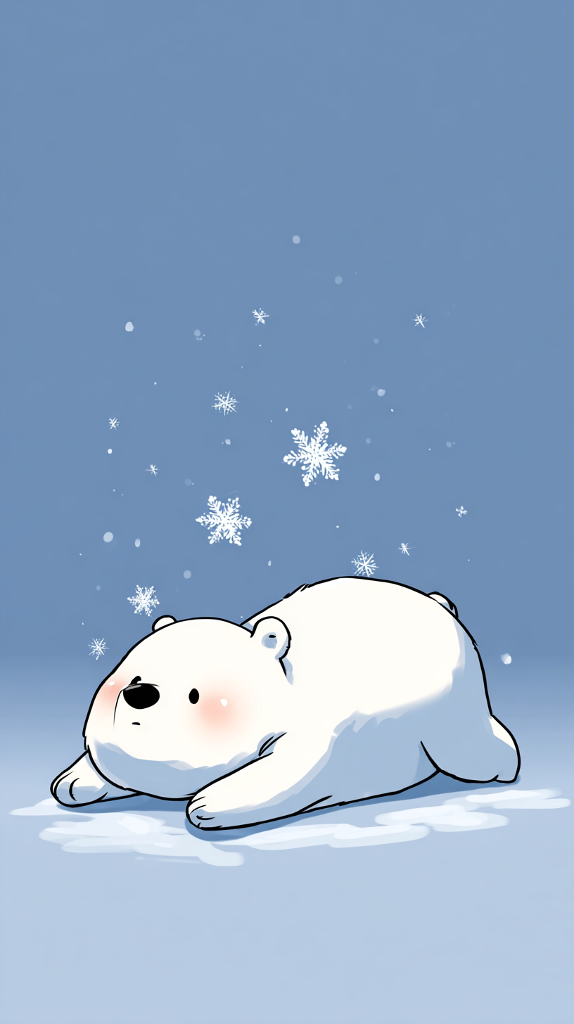 fond d'écran Ours blanc xiaomi gratuit