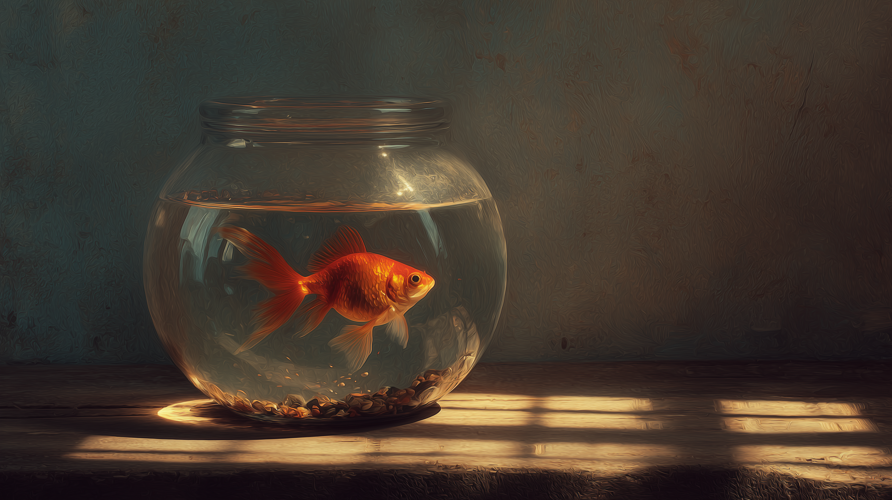 fond d'écran Poisson rouge pc mac téléchargement gratuit