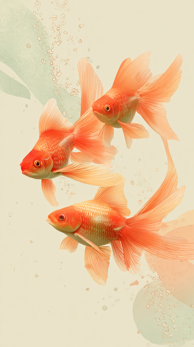 fond d'écran Poisson rouge pour téléphone gratuit