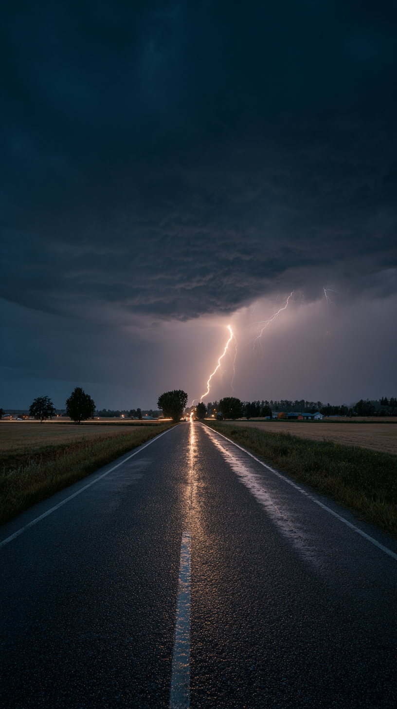 fond d'écran Foudre pour téléphone gratuit