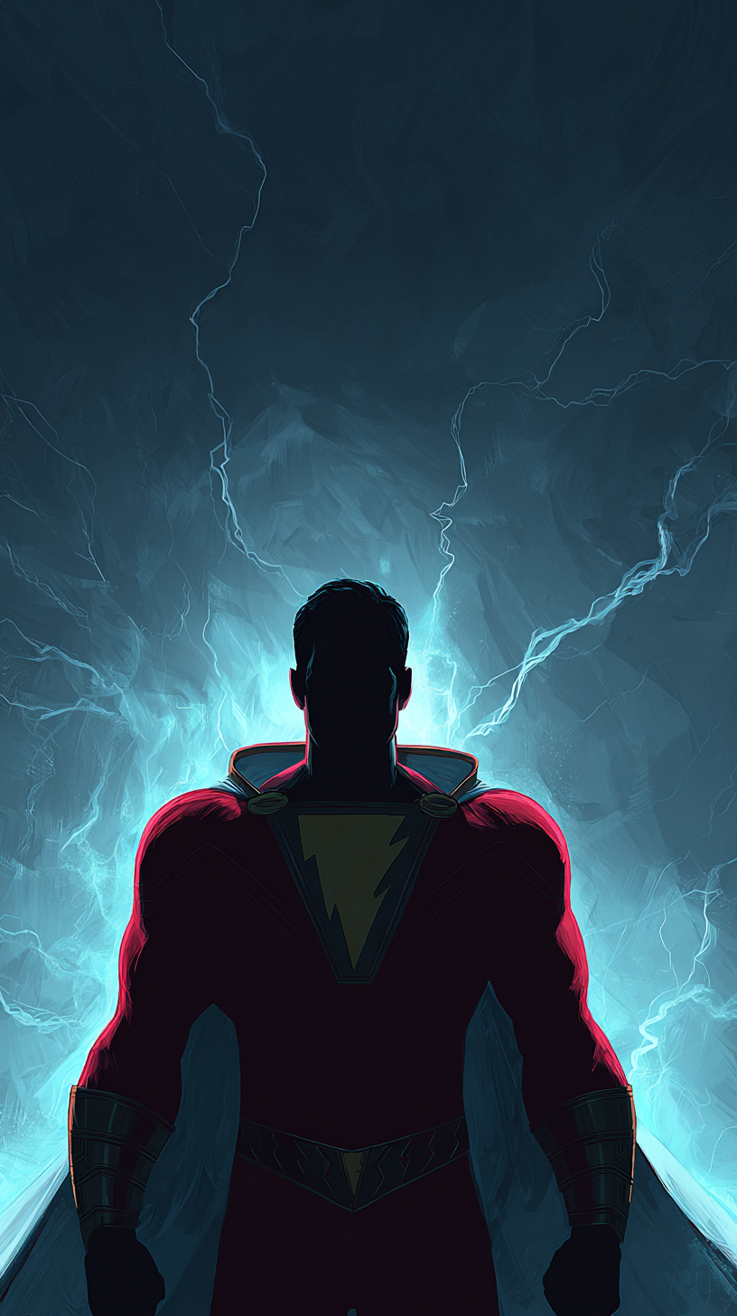 fond d'écran Shazam iphone 15 4k télécharger gratuit