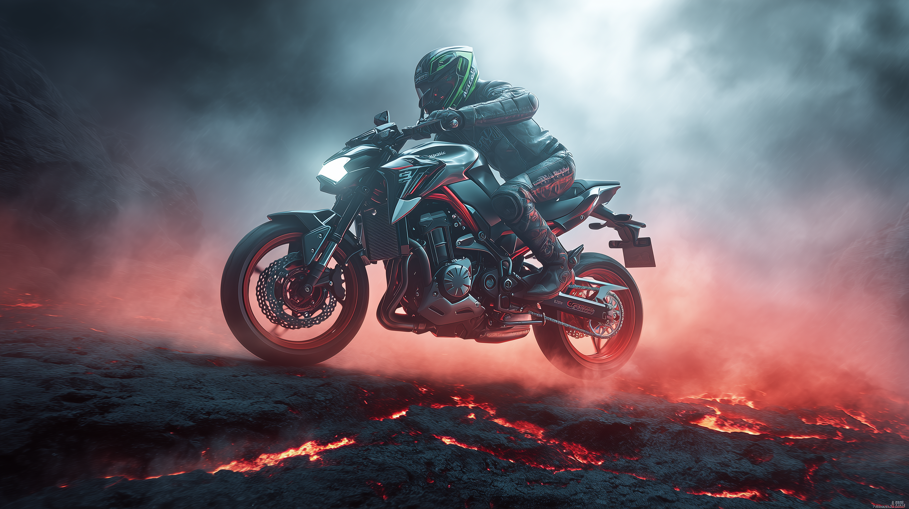 fond d'écran Kawasaki hd 1366x768 téléchargement gratuit