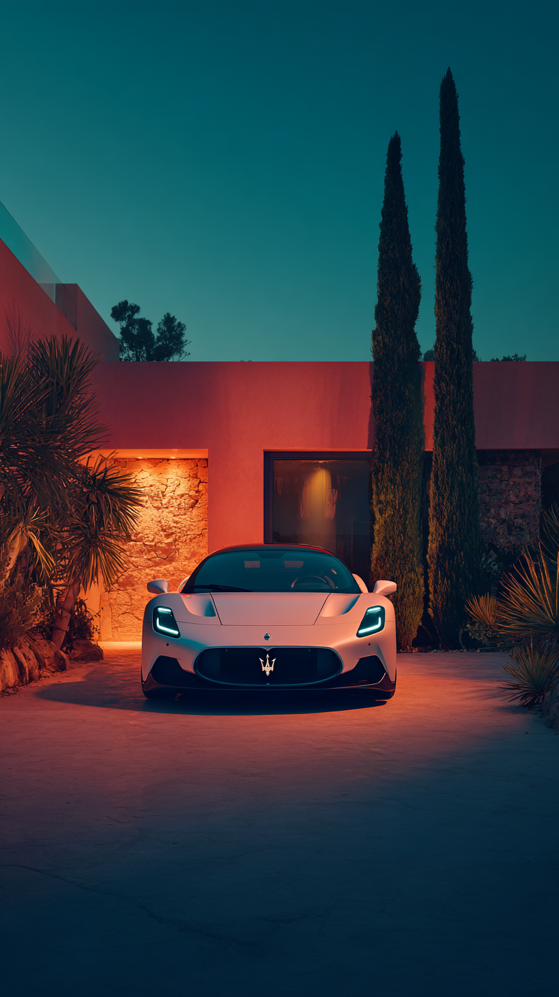 fond d'écran Maserati iphone 15 4k gratuit