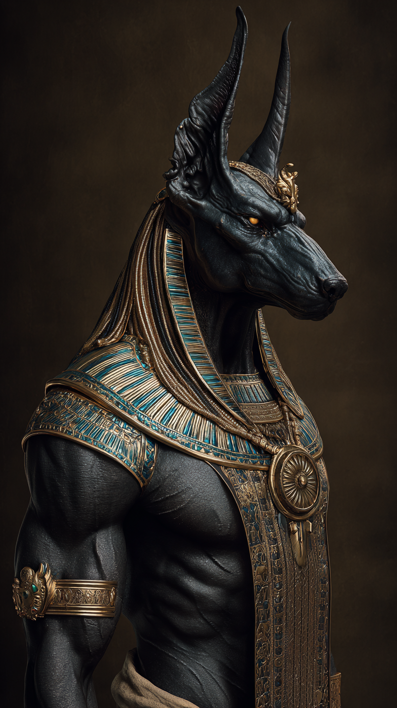 fond d'écran Anubis iphone 15 pro télécharger gratuit