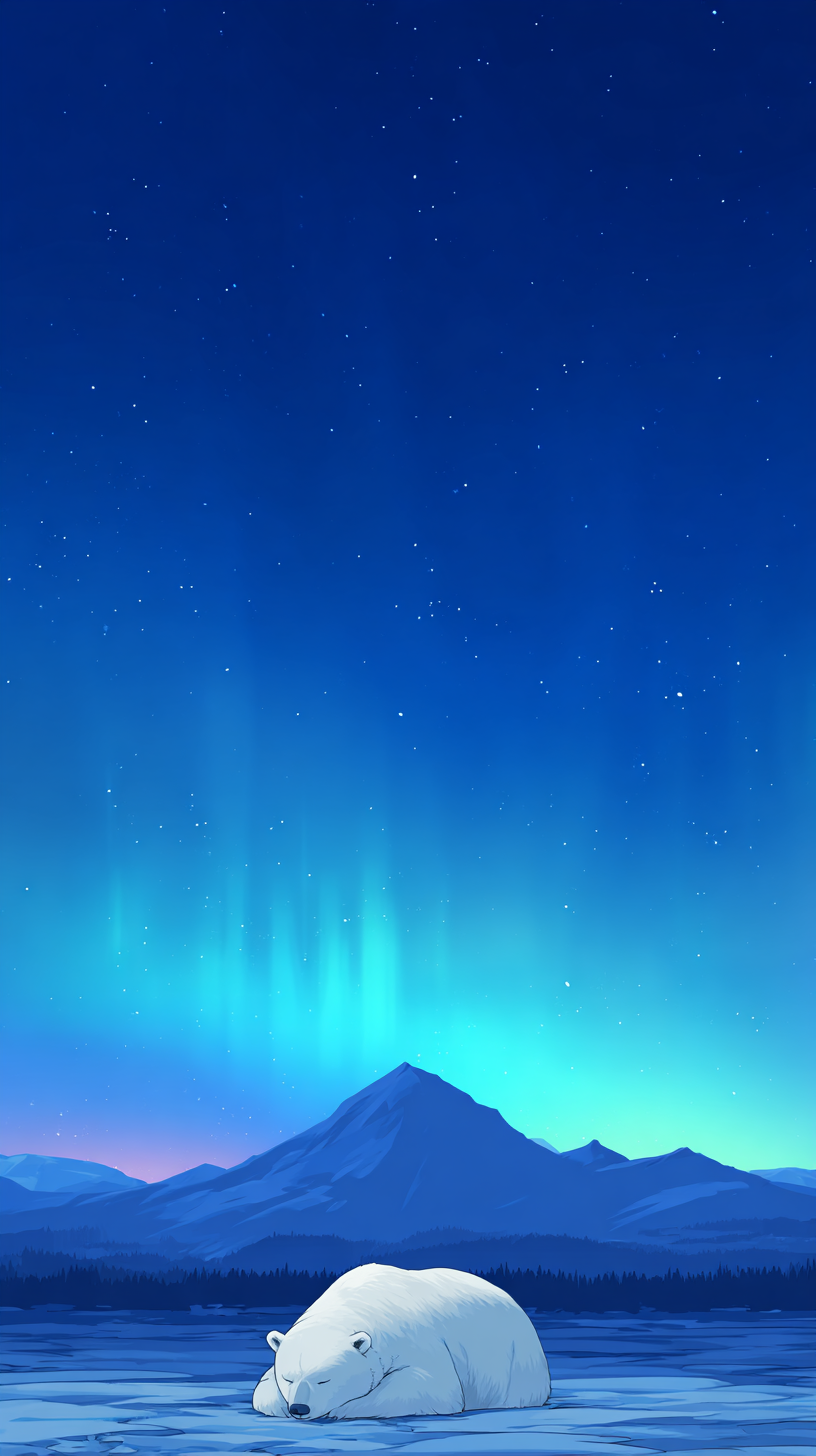 fond d'écran Ours blanc xiaomi gratuit télécharger haute qualité