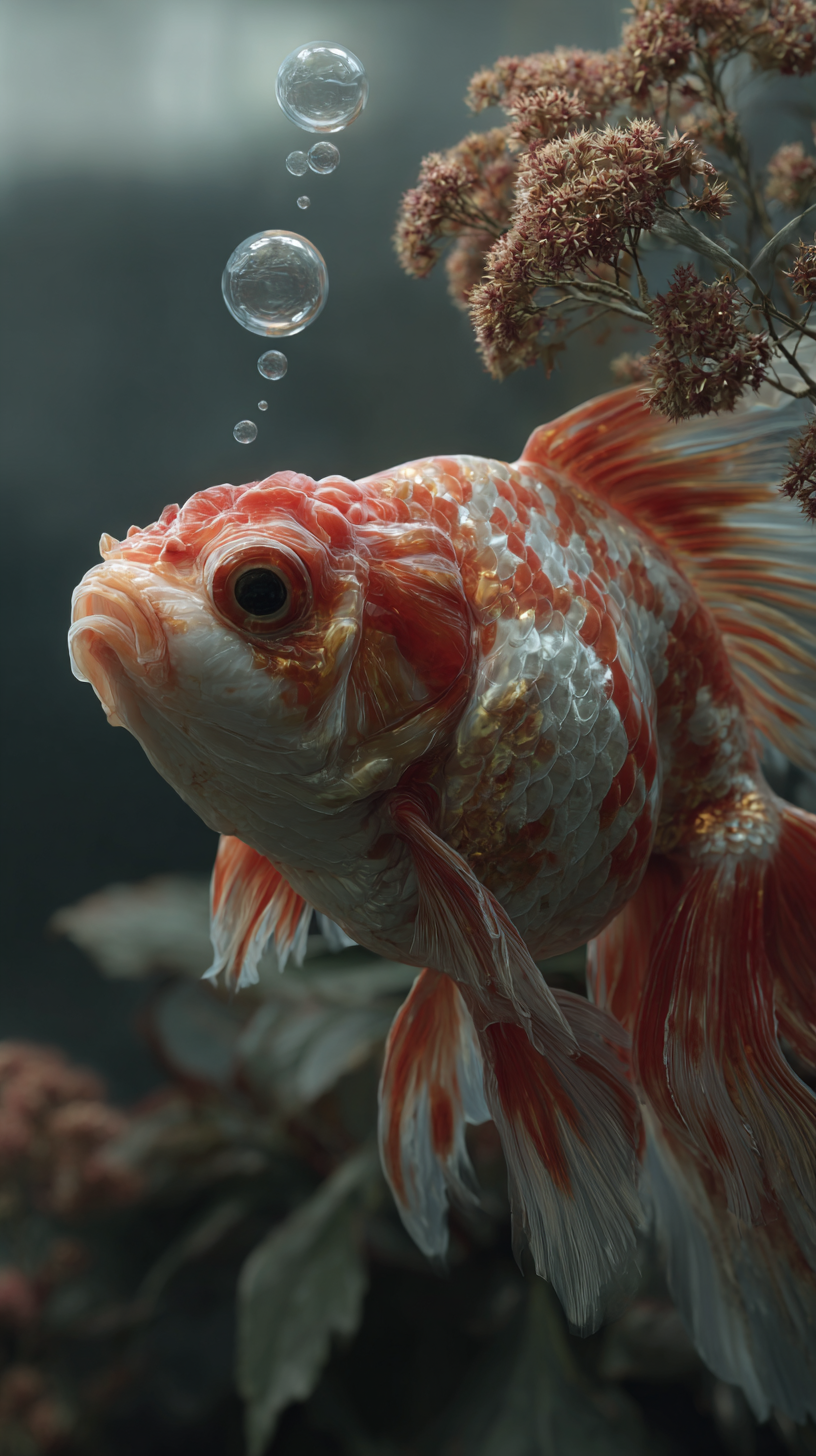 fond d'écran Poisson rouge gratuit pour téléphone portable télécharger haute qualité