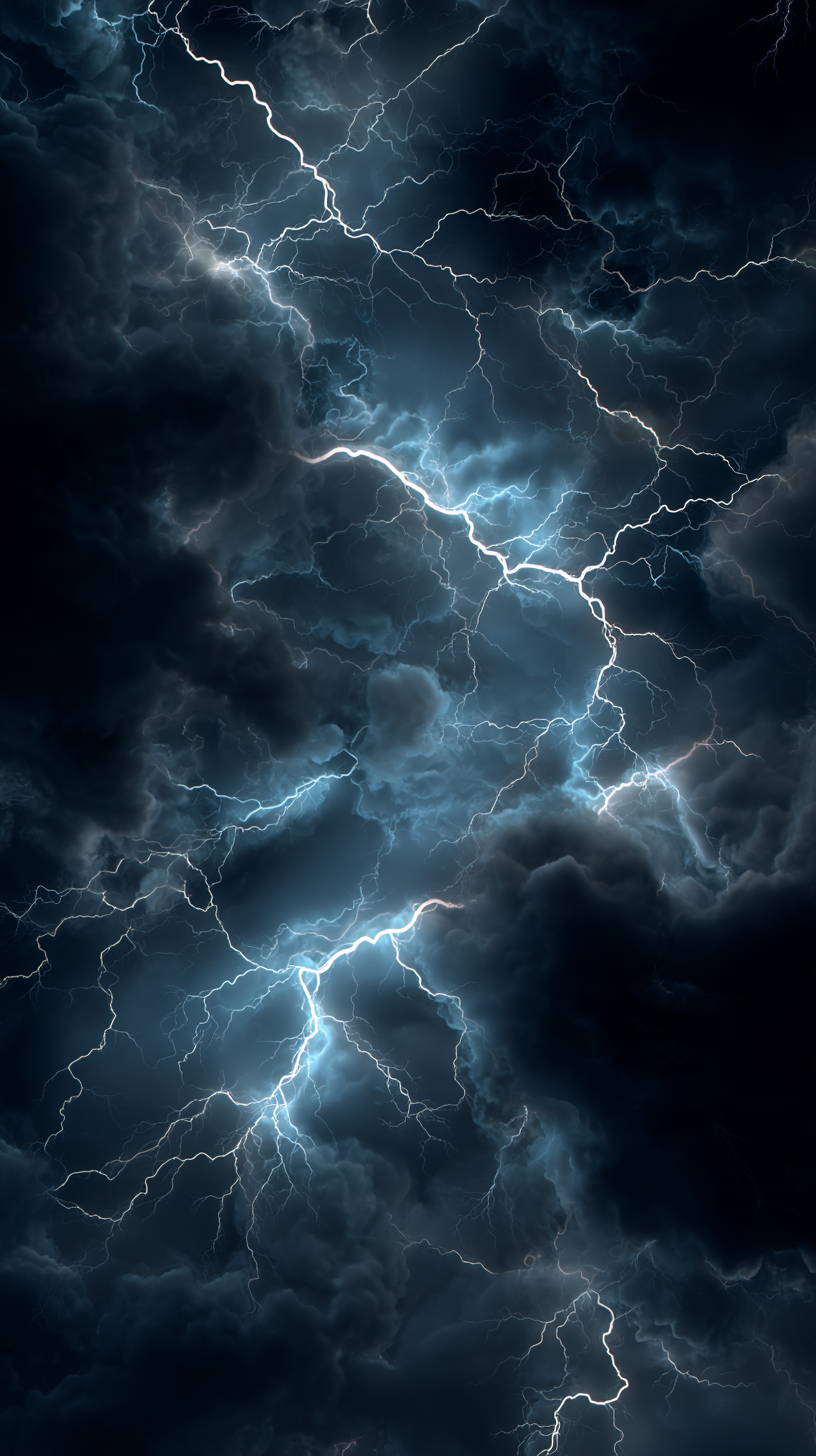 fond d'écran Foudre iphone 14 pro max télécharger gratuit