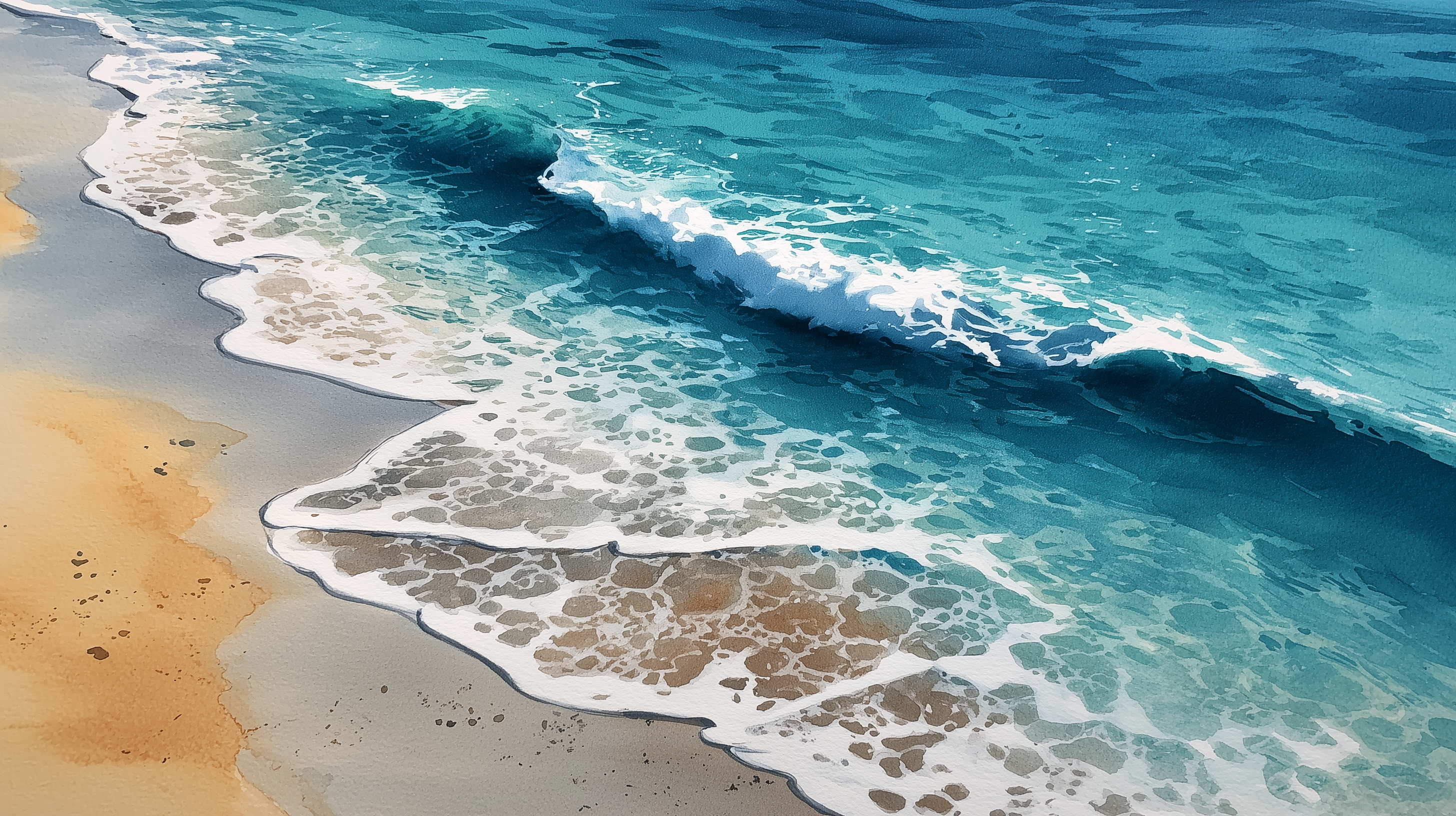 fond d'écran Aquarelle MSI téléchargement gratuit